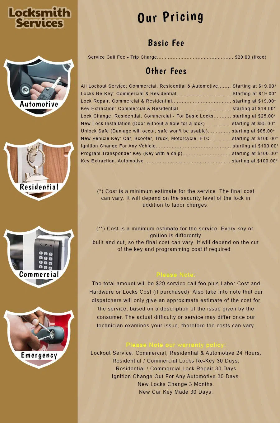 Palmetto FL Locksmith Store Palmetto, FL 941-487-0626